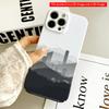 Monochrome Cityscape Mountain View Phone Case All Inclusive Film Hard Phone Case, Compatible with iPhone 18 Pro Max 17 16 15 14 13 12 11