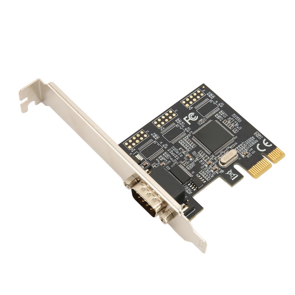 PCIe X1 RS232 Serial Adapter Card Single Port PCI Express To RS232 Converter Adapter for Windows for Linux for DOS
