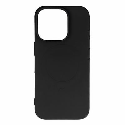 Etui Plecki Silikonowe Na iPhone 17 MagSafe Liquid Silicone Case - Czarne