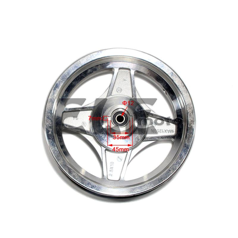 2.50-10 Aluminum Front Or Rear Wheel Rim Hub 2.50X10 Inch For Honda DAX CT70 ST50 Monkey Charly