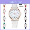 Relógio de Pulso de Quartzo Minimalista Unissex Elegante Luz Noturna Relógio Casual de Couro Fosco Relógio de Quartzo Feminino