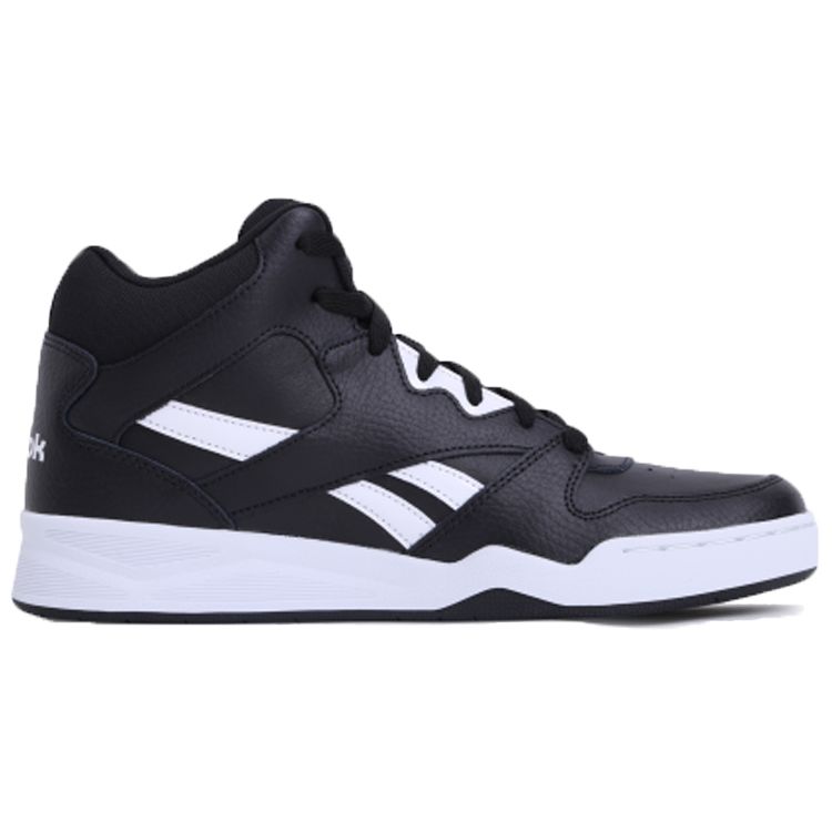 Reebok Royal BB4500 Buty koszykarskie Mid Cut Wygodne Wszechstronne Buty sportowe Unisex czarno-białe FV3179