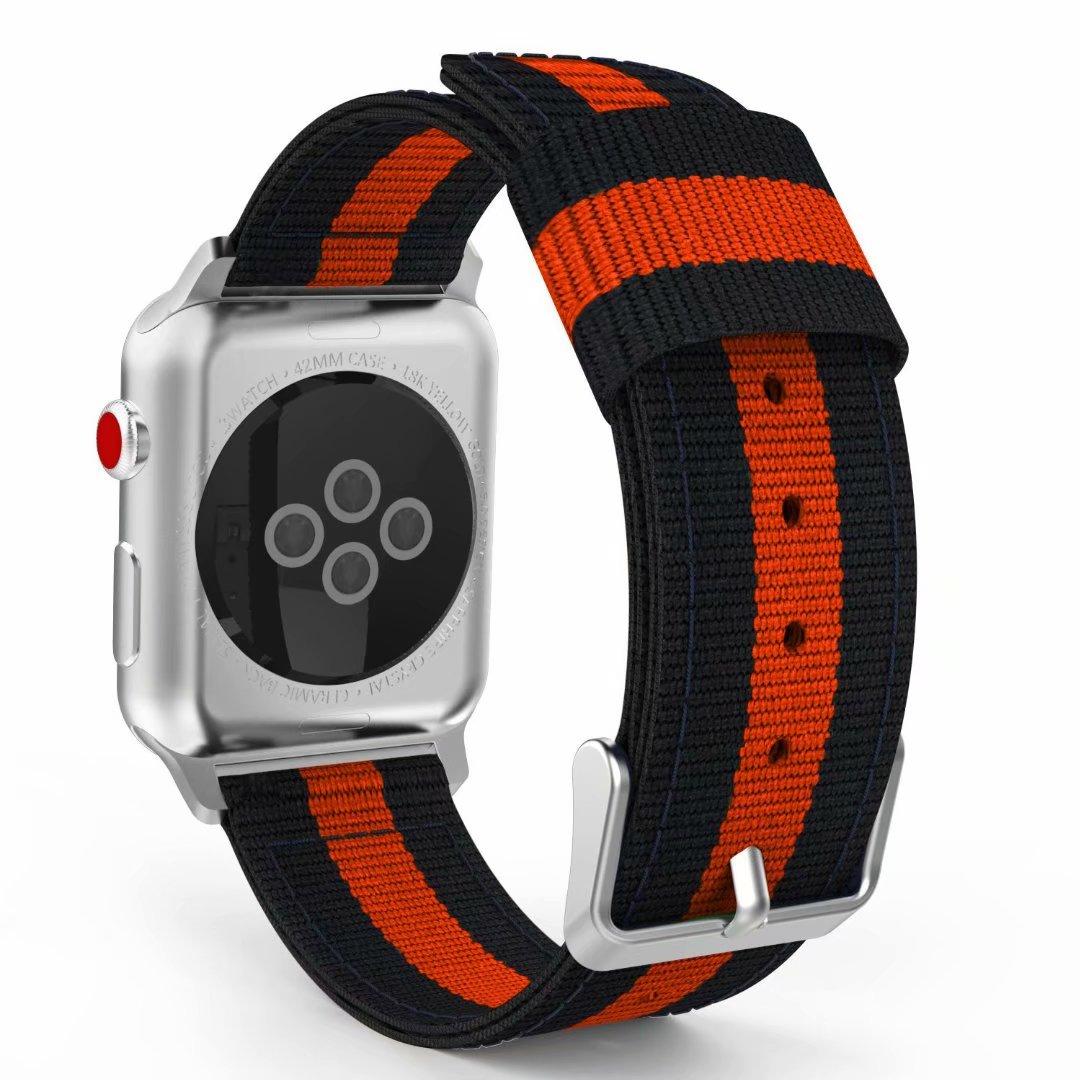 

Нейлоновий ремінець для браслета Apple Watch Ultra 49 мм 45 мм 44 мм 46 мм 42 мм 41 мм 40 38 мм браслет ремінець iWatch Series 10 9 8 7 6 5 4 SE series 10 42mm