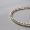 Modernlike 14k GF Silver Oval Freshwater Pearl Necklace 5mm
