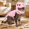 Sanftes Dinosaurierkostüm mit Schwanz | Erhöht, Kapuze, für