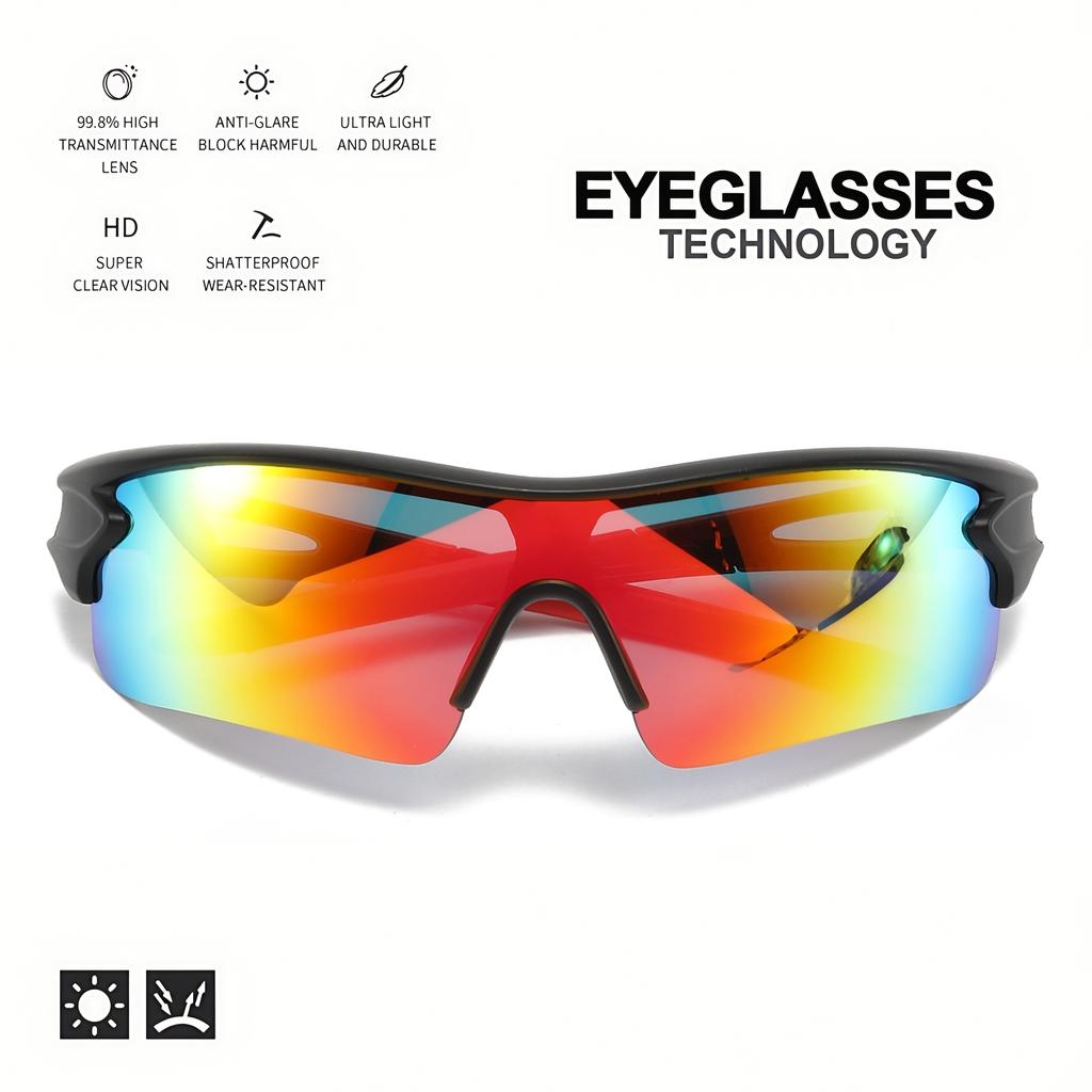 New Design Men Sunglasses Uv400 Protection Driving Fishing Eyewear Accessory Square Mirror Sun Glasses Unisex