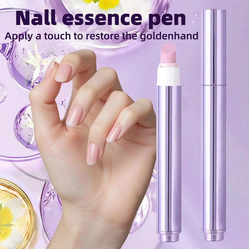 Nail Care Pen Cuticle Remover Hangnail Repair Tool Damaged Nail Treatment File Nourishing Oil for Nail Edge Moisturizing