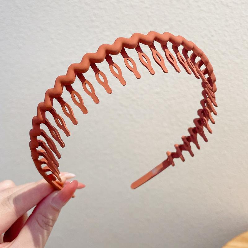 

Летняя нескользящая повязка на голову с зубчиками: Универсальная женская дорожная клипса