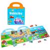 Childrens Educational Puzzle Book With Reusable Magnetic Stickers For Focus Development And Quiet Play