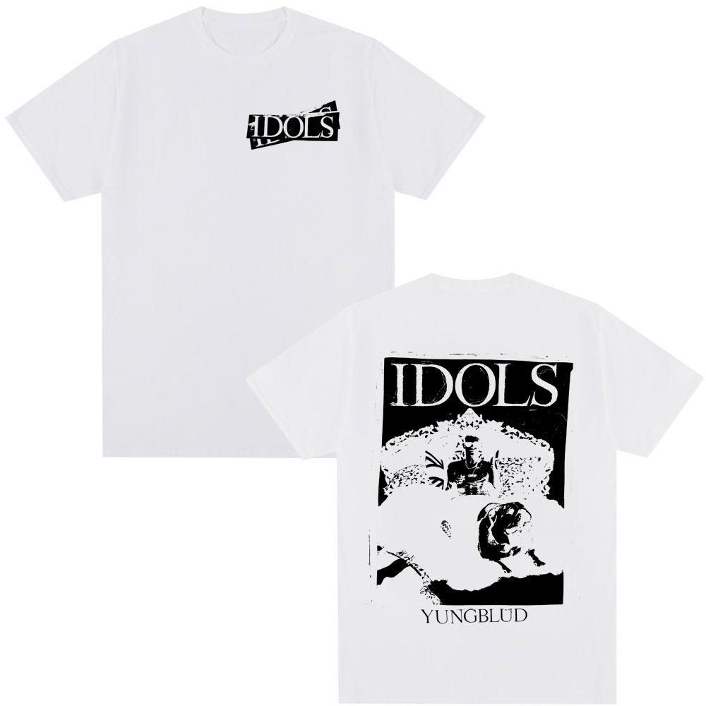 Yungblud IDOLS Album Tour Merch T Shirt Unisexs Women Clothing Hip Hop Short Sleeve Tshirts Oversized Summer Cotton Tshirt