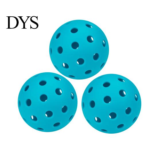 Smooth Flight Pickleball 3Pcs 40-Holes High Bounce Visibility PE Indoor Outdoor Practice Tournament Training Ball Accessories Durable
