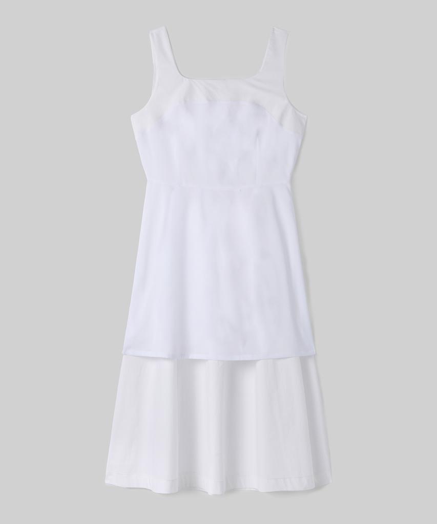 Musinsa Standard Woman Women'S Poplin Sleeveless Long Dress [White]