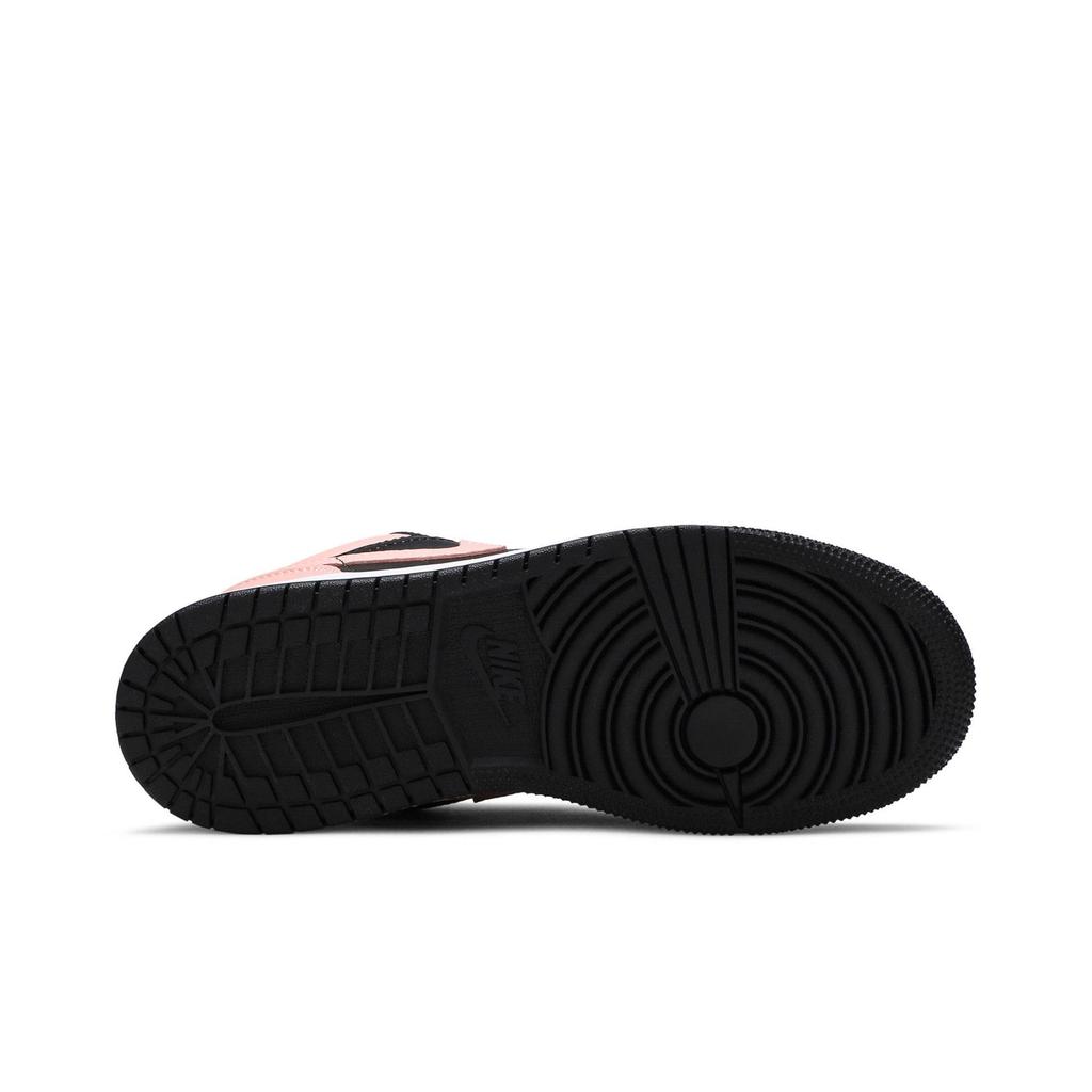 Air Jordan 1 Low Grade School 'Crimson Tint' (Unisex) Black / Crimson Tint / Hyper Pink / White Kids' Basketball Shoes 553560 034