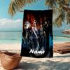 Custom Name Ultra-Soft Beach Towel with Resident Evil Theme,Ideal for Pool - Camping, Diving - Perfect Travel Essential, Vibrant Beach Towel.