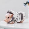 Silikon Ferkel Mini-Tierfiguren Set Realistisch Lebensecht Weich Niedlich Tier Zubehör für Zuhause Schreibtisch Geschenk für Freunde Kinder