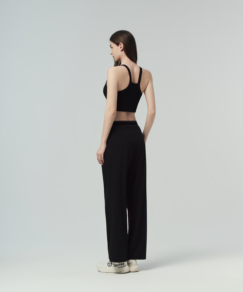 SERGIO TACCHINI W Elastic Waist Woven Wide Pants