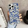 Elegant Blue-and-White Porcelain Pattern Phone Case For Xiaomi 14T Pro 11 Lite 4G 5G NE 13T Pro Shockproof Soft TPU Back Cover