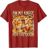 On My Knees for TheGoon Bootleg Funny Crab Rangoon Meme TShirt Ironic Gen Z Humor Y2k Aesthetic Graphic Tee Tops Novelty Gift