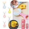 U-shaped Toothbrush For 2-12 Year Old Kids With Soft Silicone Bristles**