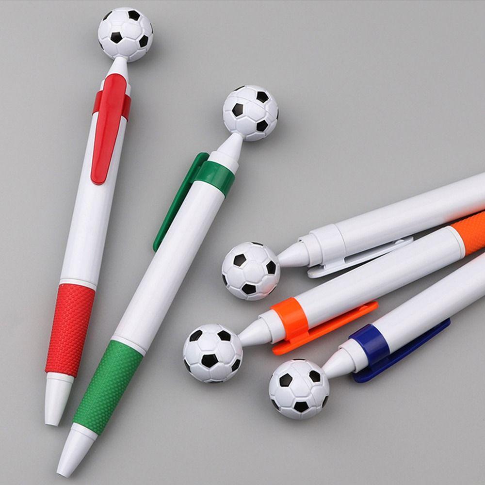 5 Pcs/Bag Creative Football Ballpoint Pen Multi-use Signature Pens Writing Pens  Office Supplies