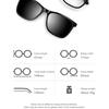 BT 5.3 Smart Glasses 2 In 1 Earphone Bilateral Stereo Sound Effects Intelligent Touch Control Sunglasses Voice Assistant