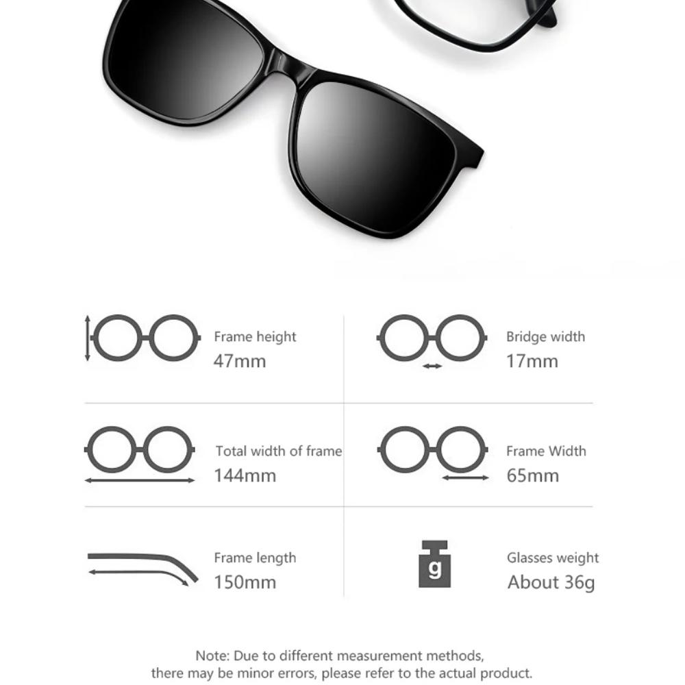 BT 5.3 Smart Glasses 2 In 1 Earphone Bilateral Stereo Sound Effects Intelligent Touch Control Sunglasses Voice Assistant