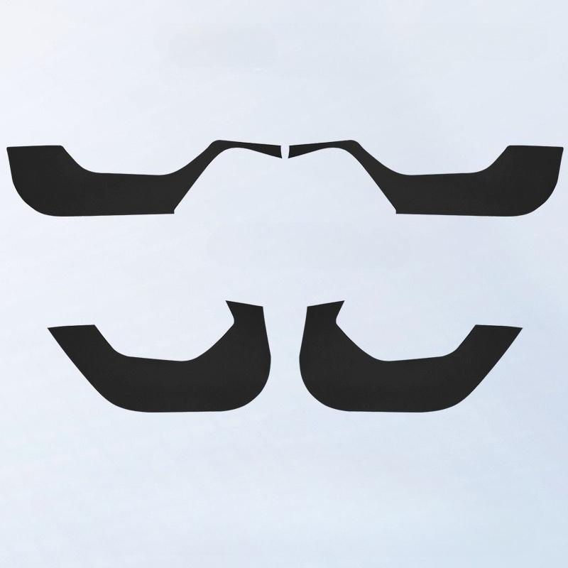 For Tesla Model Y 3 Center Console Protection Pad Door Anti Kick Seat Side Door Sill Suede Interior Accessories
