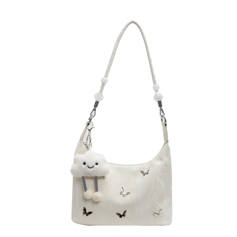 Butterfly Large Capacity Messenger Bag Women's Shoulder Bag Commuter Cloud Underarm Bag