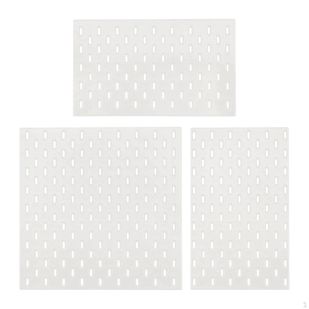3 Pieces Dollhouse Pegboard Miniature Wall Mount Display Kits Furniture Model for 1/6