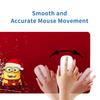 Christmas Minion Celebration Large Gaming Mouse Pad Nonslip Rubber Base Waterproof Desk Mat For Office Pc Laptop