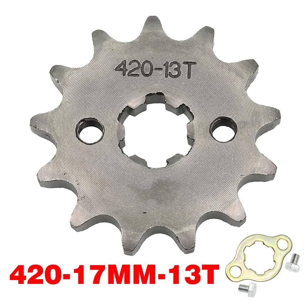 420# 17mm 10 11 12 13 14 15 16 17 18 19 20 T Front Engine Sprocket For Honda Lifan ZongShen YCF ATV Quad Dirt Pit bike Buggy