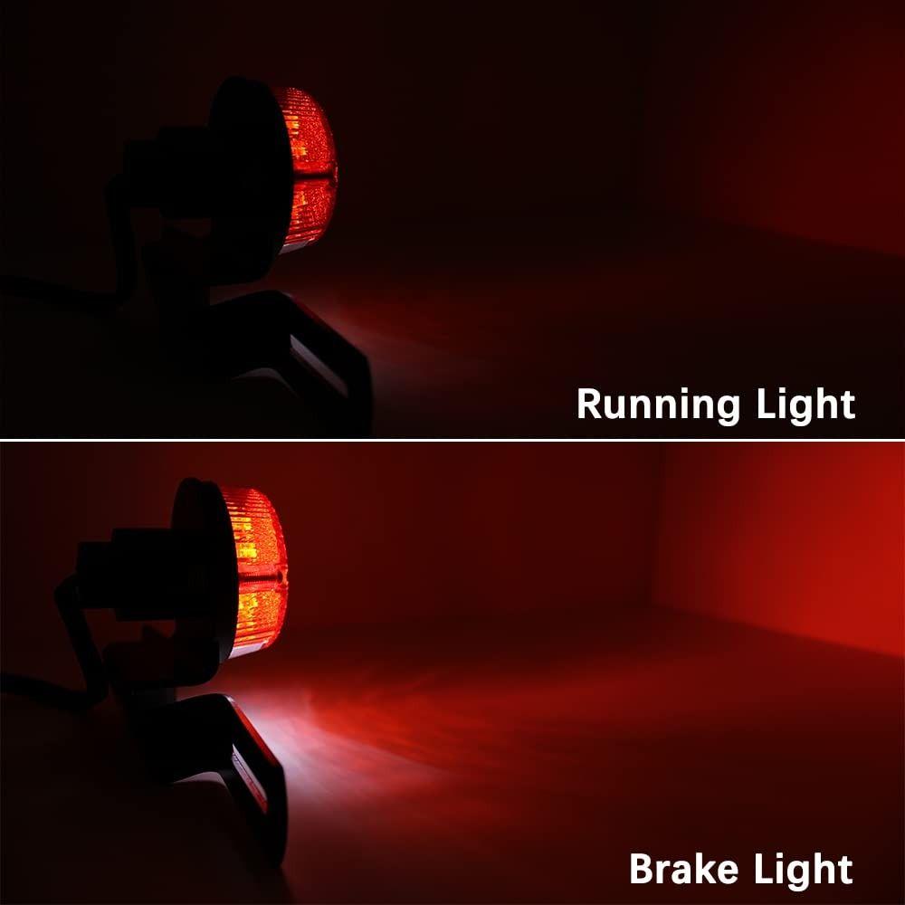 1pcs Bracket Motorcycle Tail Light Universal LED Tail Light  for Cafe Racer, ATV, Bobber
