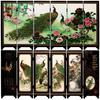 Chinese Style Desktop Lacquer Screen Ornament - Handmade Souvenir Home Decoration Gift