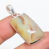 Prehnite Gemstone Handmade 925 Sterling Silver Jewelry Pendant 1.69" GK-5132