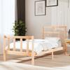 VidaXL Bed Frames Solid Pine Wood 90x190 Cm Single 3101313