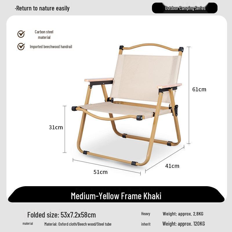 Portable Kermit Folding Chair for Beach, Camping, Fishing & Sketching