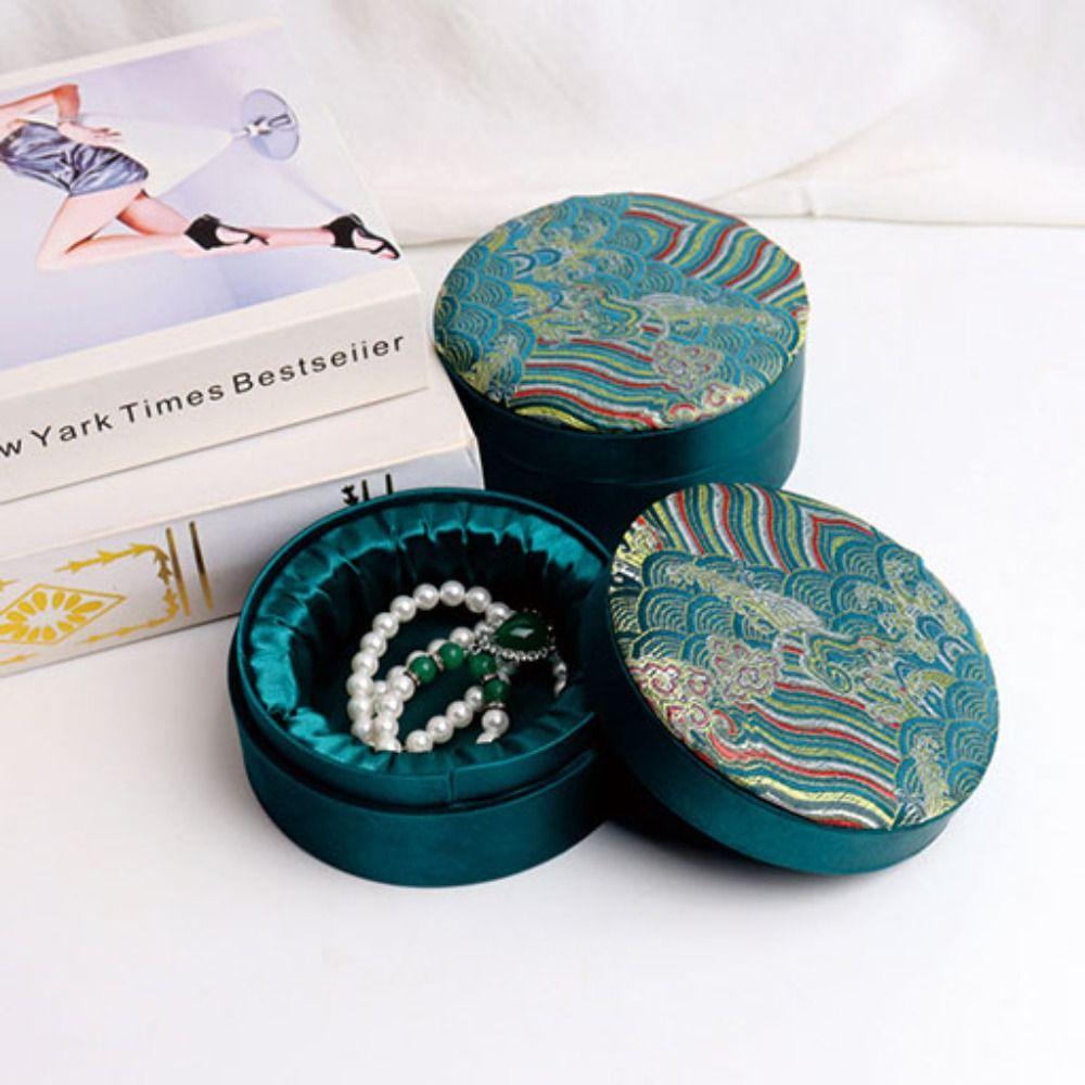 Linen Jewelry Storage Organizer Tassel Bracelet Box Jewelry Display Bracelet Case  Living Room