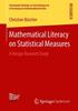 The Mathematical Literacy On Statistical Measures : A Design Research Study : 37 Book