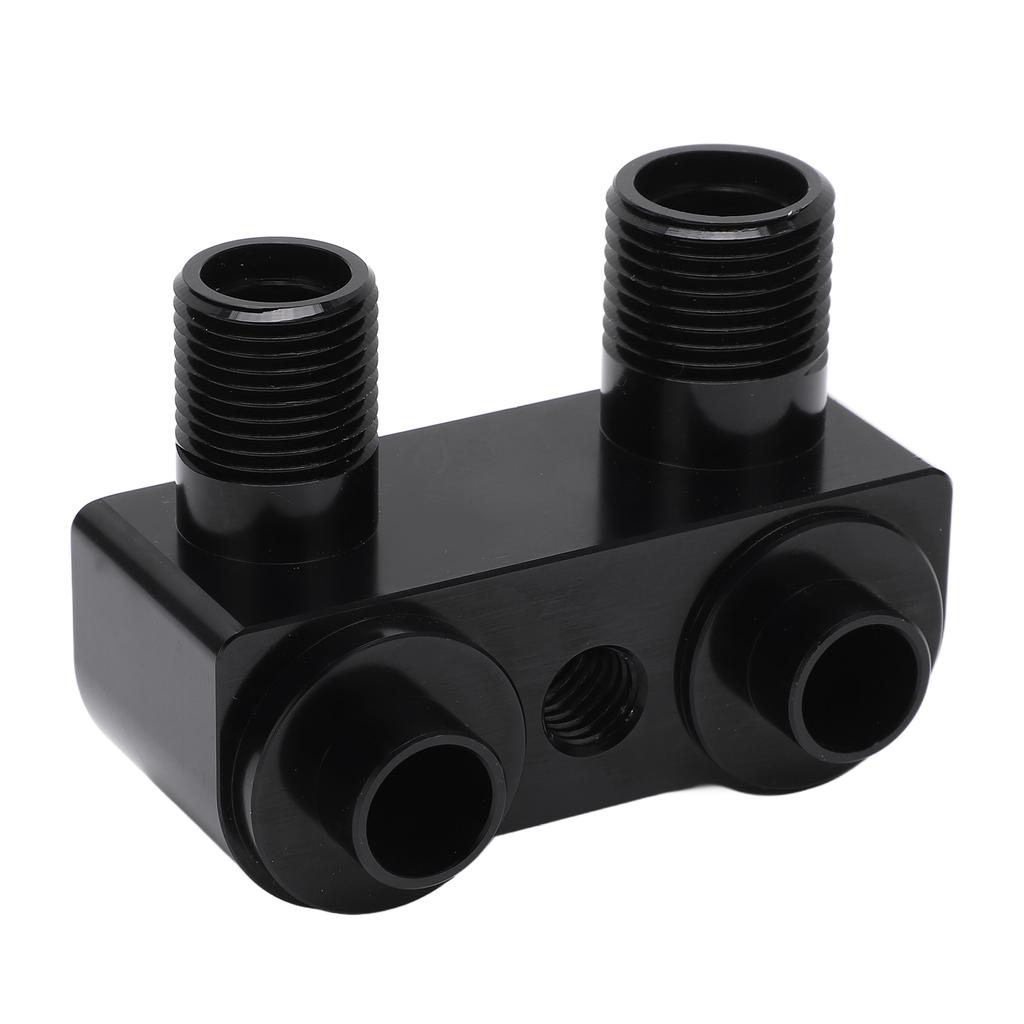 AC Compressor Fitting 90 degrees  Turn Angle 6061?T6 Billet Aluminum Alloy Black Adaptor Kit Replacement