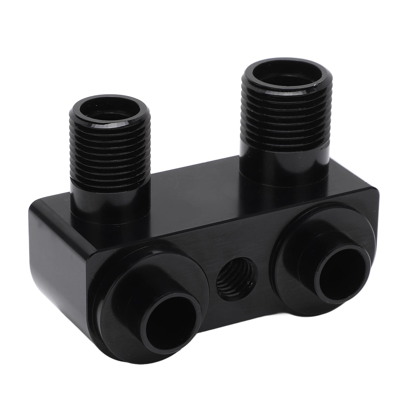 

Фитинг компрессора кондиционера с углом поворота 90 градусов 6061Комплект адаптеров из алюминиевого сплава T6, черный, сменный