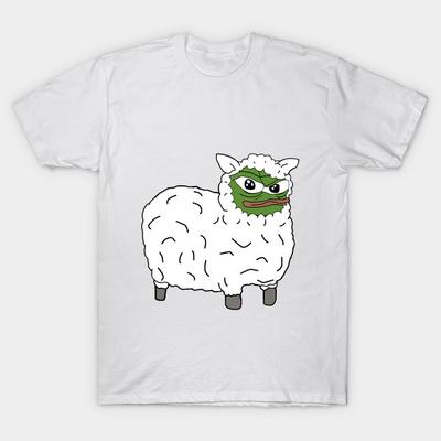 Tişört Kadın Koyun Tam Apu Apustaja Harajuku Baskılı Kawaii Tişört Yazlık Kısa Kollu Kadın Tişört Üst