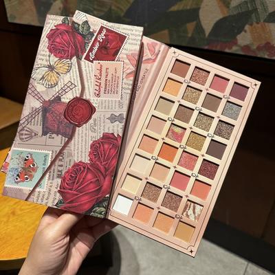 Rose Love Letter 32 barev Earth Desert Series Matte Glitter Perleťová paleta očních stínů