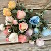 Plants Rose Simulated Wedding Hotel Restaurant Decoration Ornament Desktop