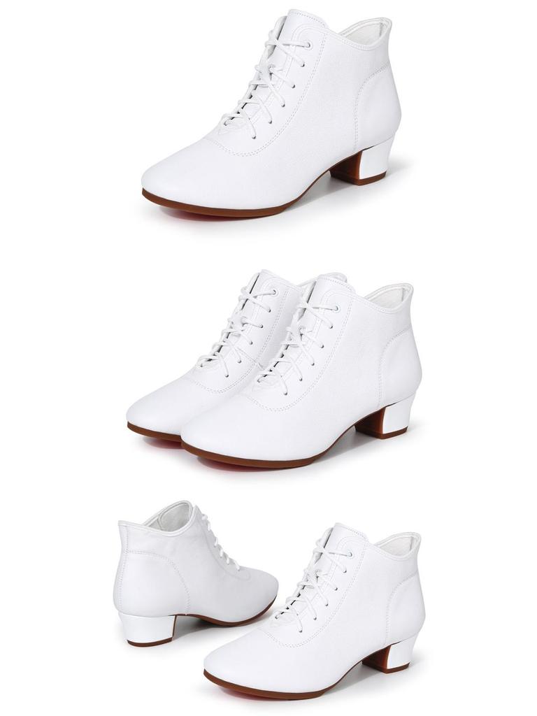 Women's Soft Sole High-Top Latin Ballroom Dance Boots