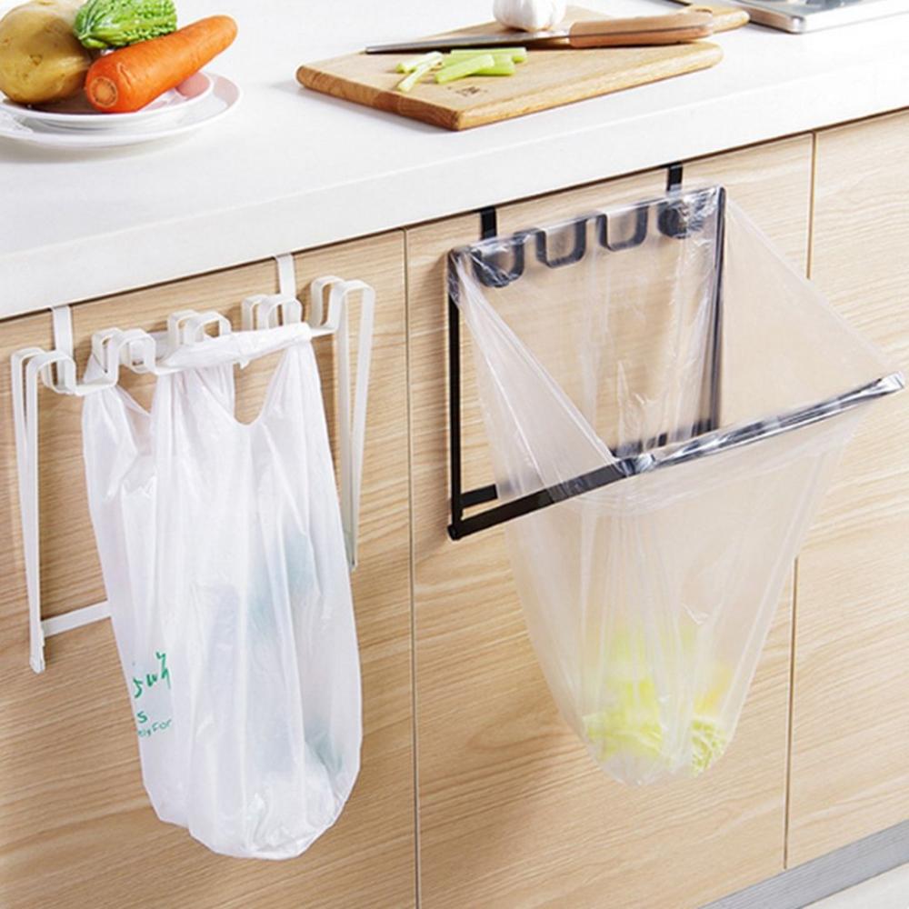 Cabinet Trash Racks Iron for Home,RV Trash Racks Rubbish Bin Garbage Bag Racks Garbage Bag Shelf