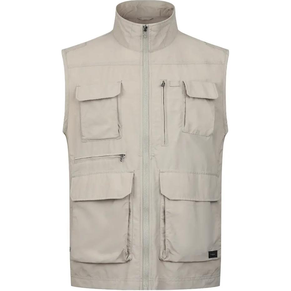 DECATHLON Vest Unisex Beige Yellow 8796162