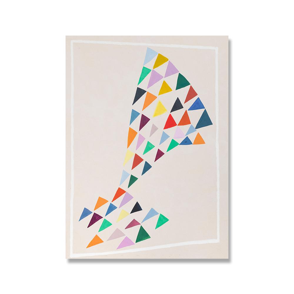 Retro Abstract Colorful Geometric Modern Poster Canvas Print Painting Wall Picture Living Room Bedroom Interior Home Decoration