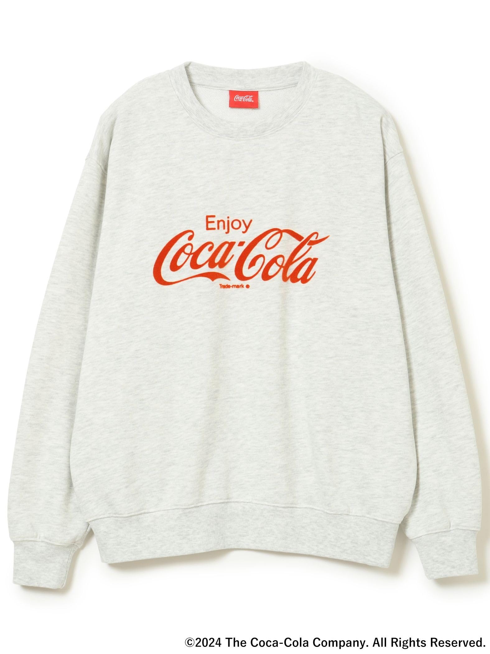 

B:MING LIFE STORE by BEAMS Men s ASH Flocked Print Crew Neck Sweatshirt (Special Order) (Product Code: S_92130459898)