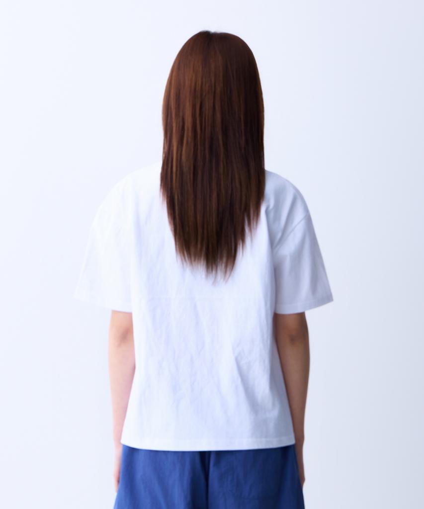 ADERNM Minimal Daily V-Neck T-Shirt White