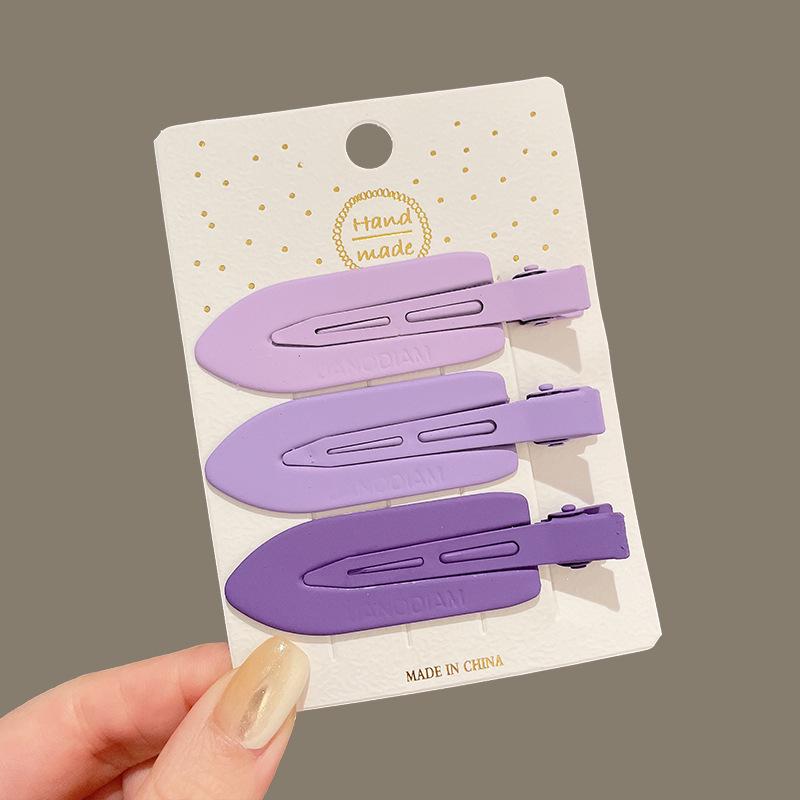 Pink Dopamine Hair Clip: Y2K Seamless Round Hairpin - Cute Small Side Clip for Women’s Bangs